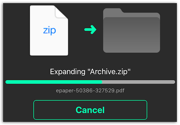 Archive Utility - Expand any archive