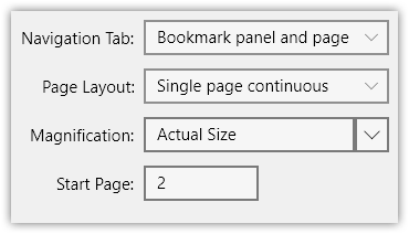 Image to PDF - Define Initial View