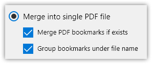 Image to PDF - PDF Merging options 