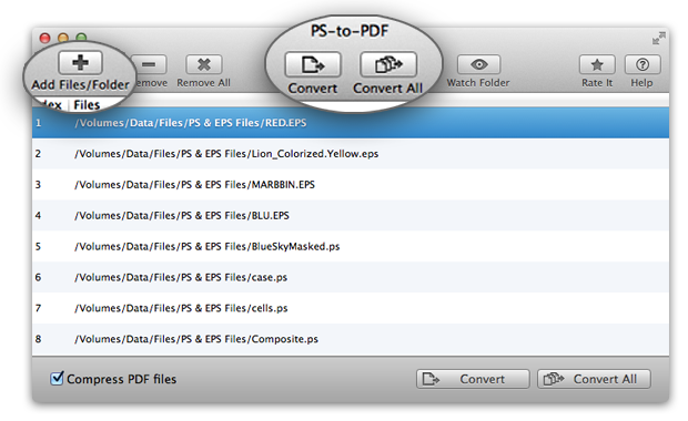 PS-to-PDF - PostScript (.ps, .eps) to PDF conversion in simple steps