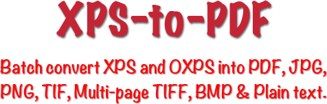 XPS-to-PDF for Mac, iPhone, iPad, iPod